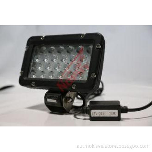 High Lumen 8 Inch 24W LED Work Lighting for bulldozer , IP6